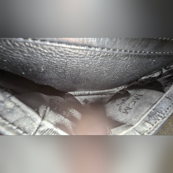 💰 !SALE! 💰 MCM Black Pebbled Calf Leather Drawstring Backpack - Picture 12 of 13